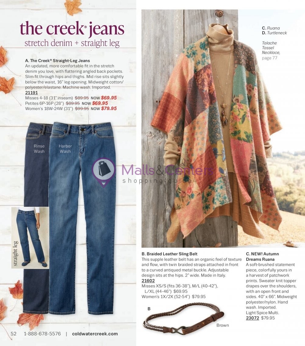 Weekly ad for Coldwater Creek valid: 09/01/2023 - 09/30/2023, page 52