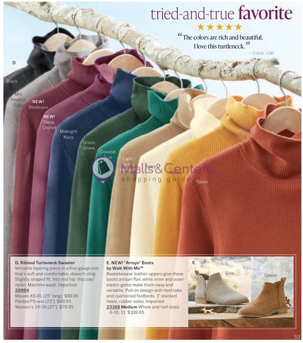 Coldwater Creek Weekly ad valid from 09/01/2023 to 09/30/2023