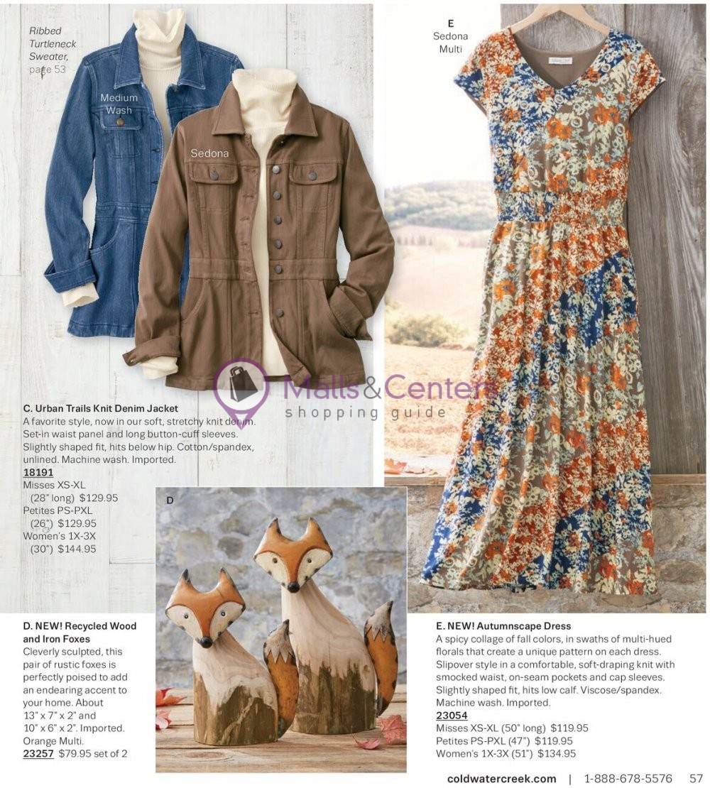 Weekly ad for Coldwater Creek valid: 09/01/2023 - 09/30/2023, page 57
