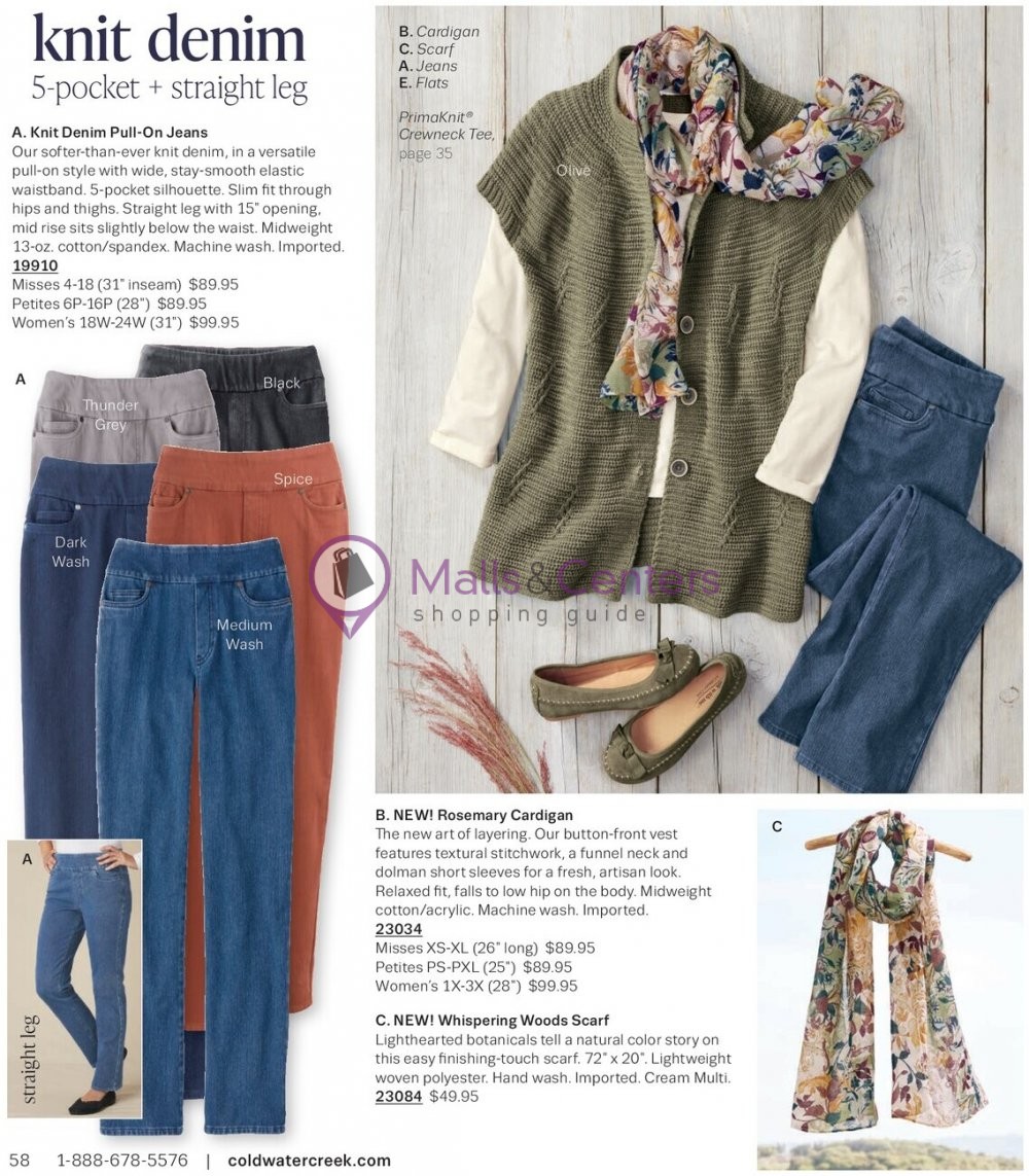 Weekly ad for Coldwater Creek valid: 09/01/2023 - 09/30/2023, page 58