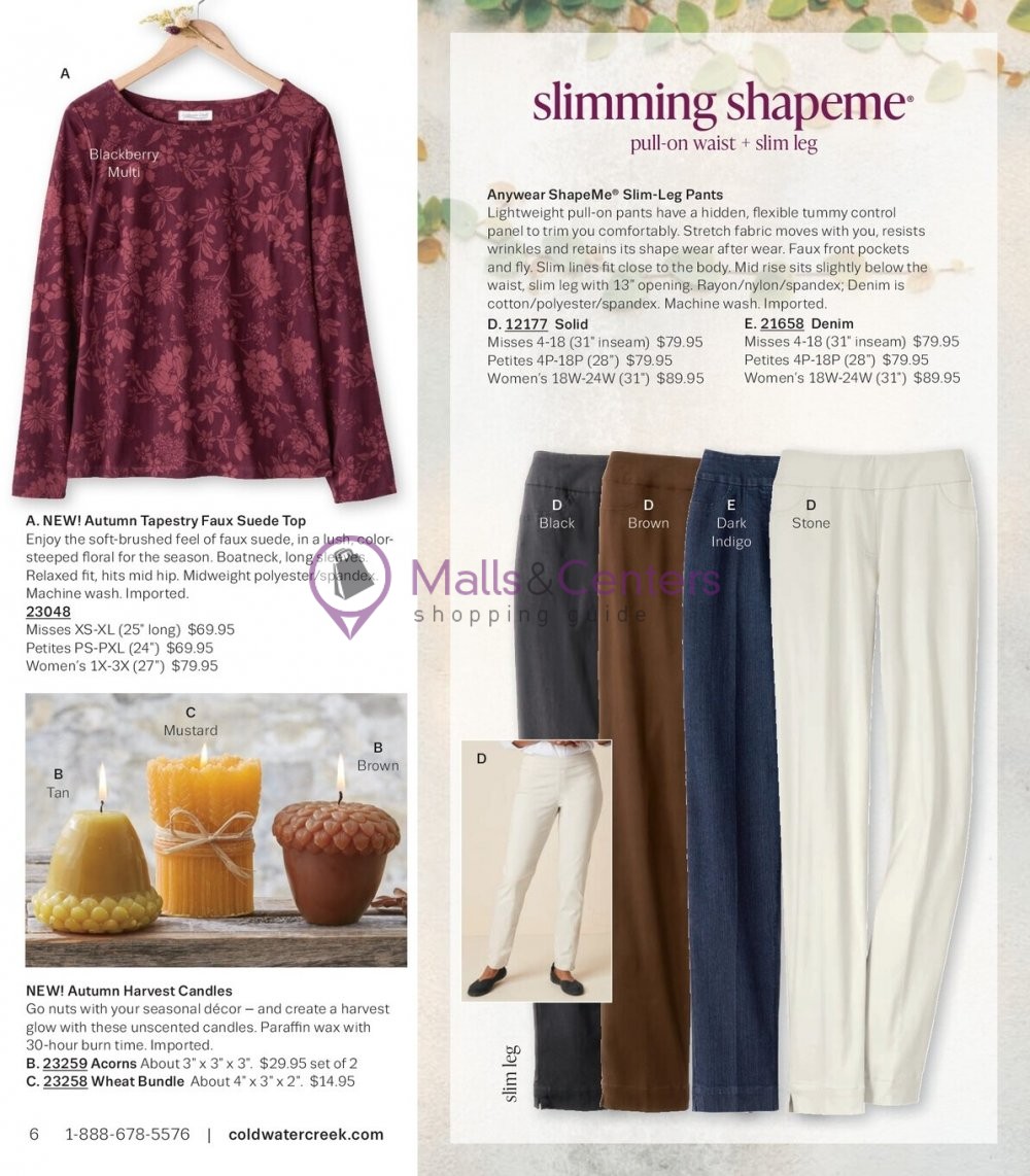 Weekly ad for Coldwater Creek valid: 09/01/2023 - 09/30/2023, page 6