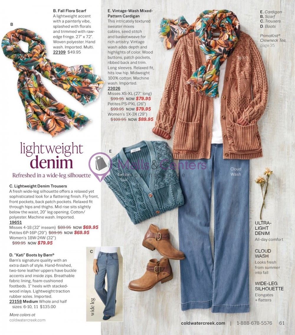 Weekly ad for Coldwater Creek valid: 09/01/2023 - 09/30/2023, page 61