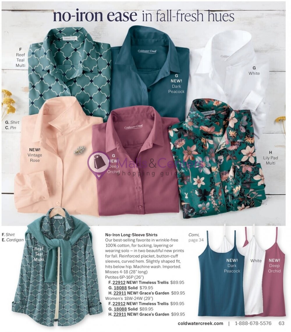 Weekly ad for Coldwater Creek valid: 09/01/2023 - 09/30/2023, page 63