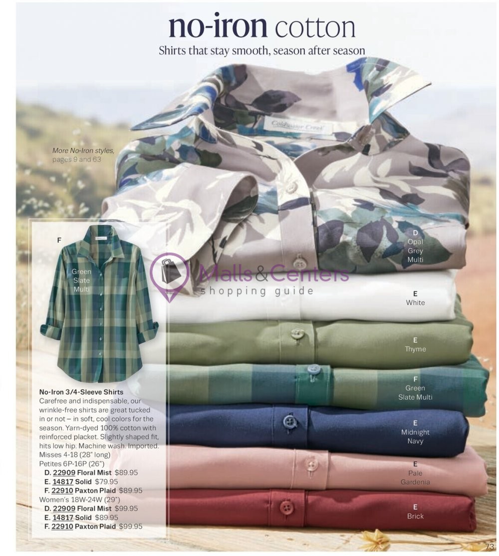 Weekly ad for Coldwater Creek valid: 09/01/2023 - 09/30/2023, page 73