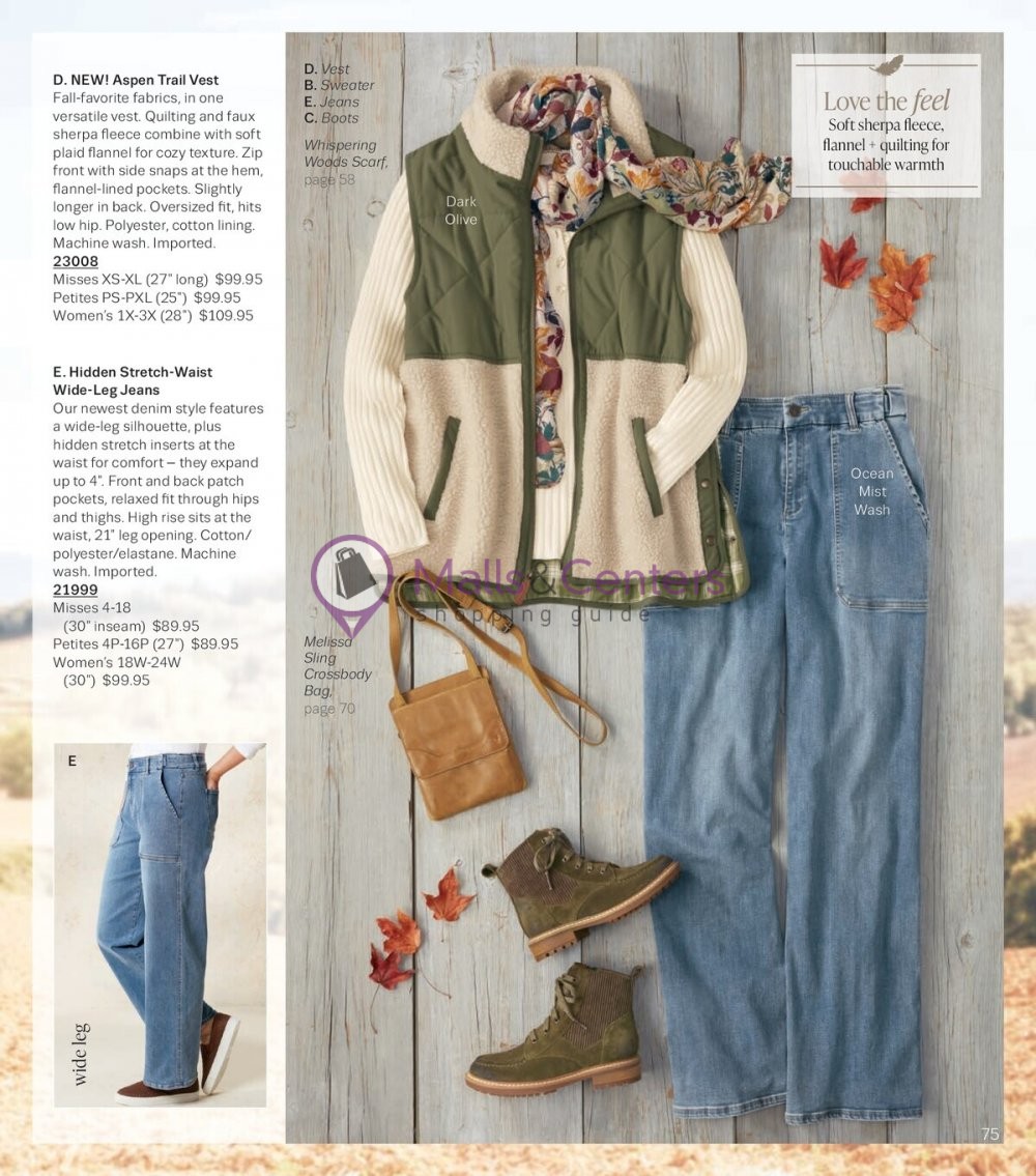 Weekly ad for Coldwater Creek valid: 09/01/2023 - 09/30/2023, page 75