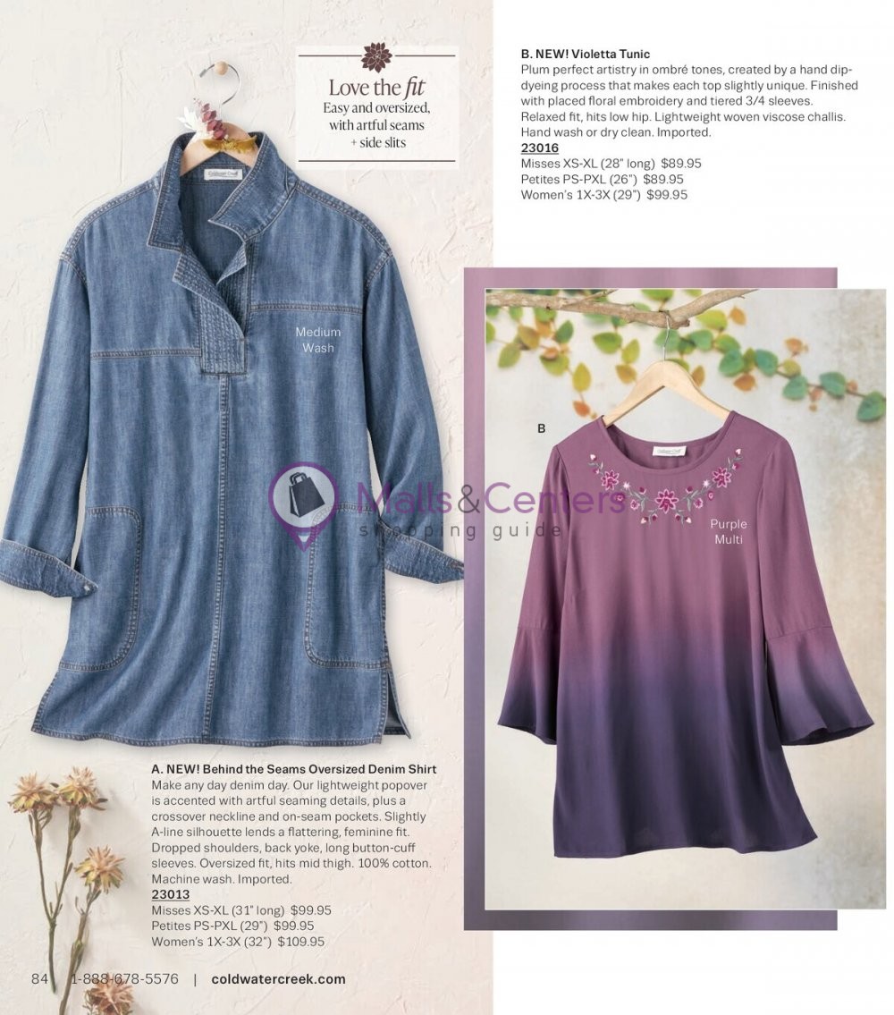 Weekly ad for Coldwater Creek valid: 09/01/2023 - 09/30/2023, page 84