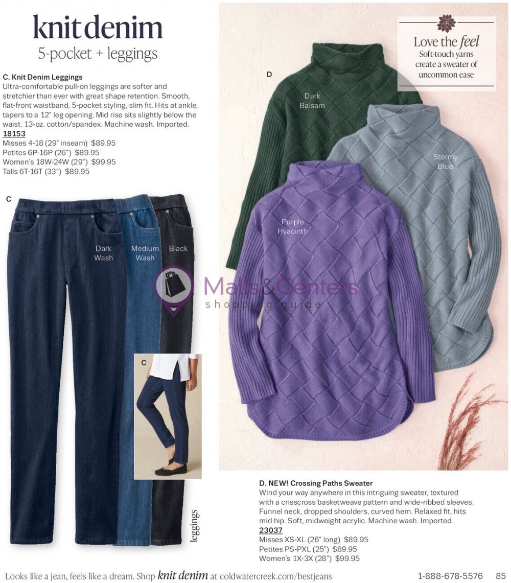 Weekly ad for Coldwater Creek valid: 09/01/2023 - 09/30/2023, page 85