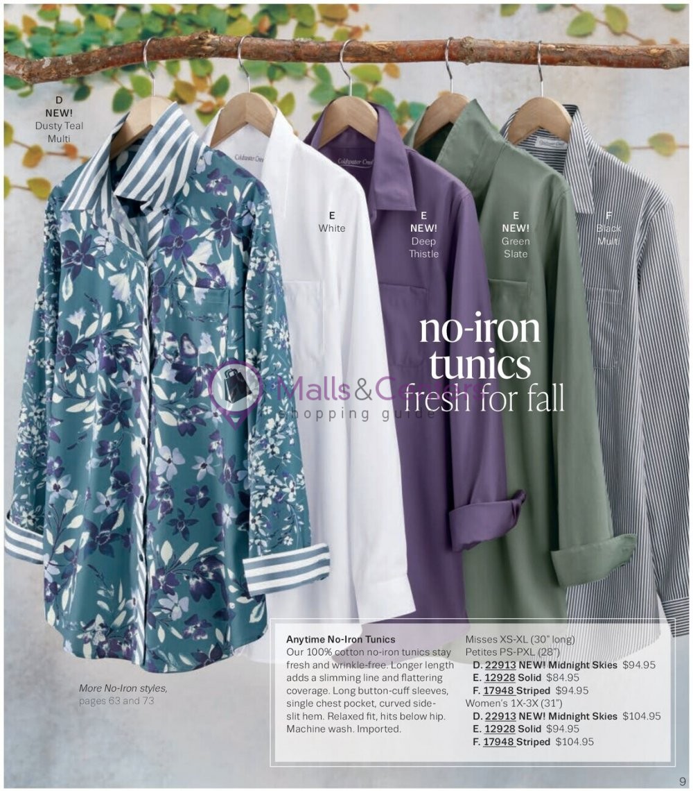 Weekly ad for Coldwater Creek valid: 09/01/2023 - 09/30/2023, page 9