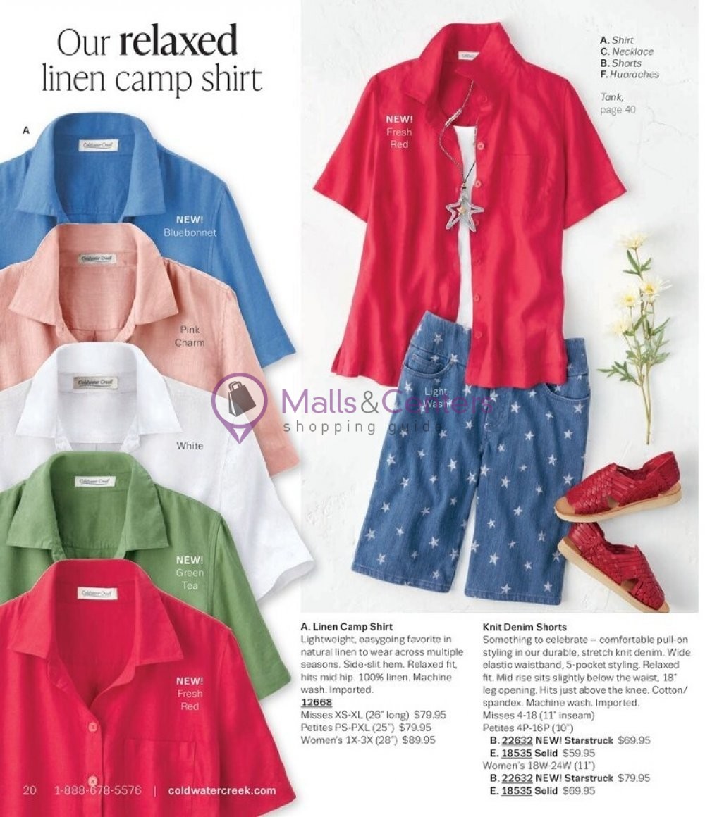 Weekly ad for Coldwater Creek valid: 05/01/2023 - 05/31/2023, page 20