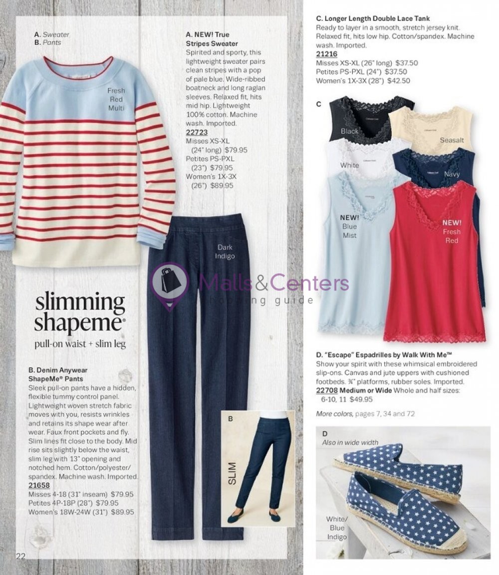 Weekly ad for Coldwater Creek valid: 05/01/2023 - 05/31/2023, page 22