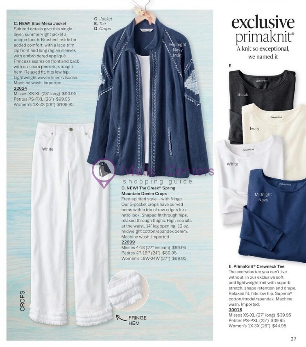 Weekly ad for Coldwater Creek valid: 05/01/2023 - 05/31/2023, page 27