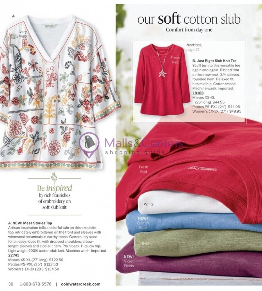 Weekly ad for Coldwater Creek valid: 05/01/2023 - 05/31/2023, page 30