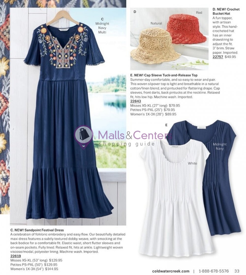 Weekly ad for Coldwater Creek valid: 05/01/2023 - 05/31/2023, page 33