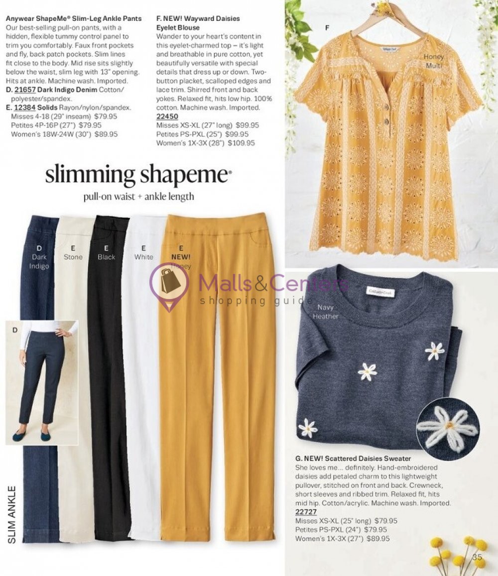 Weekly ad for Coldwater Creek valid: 05/01/2023 - 05/31/2023, page 35