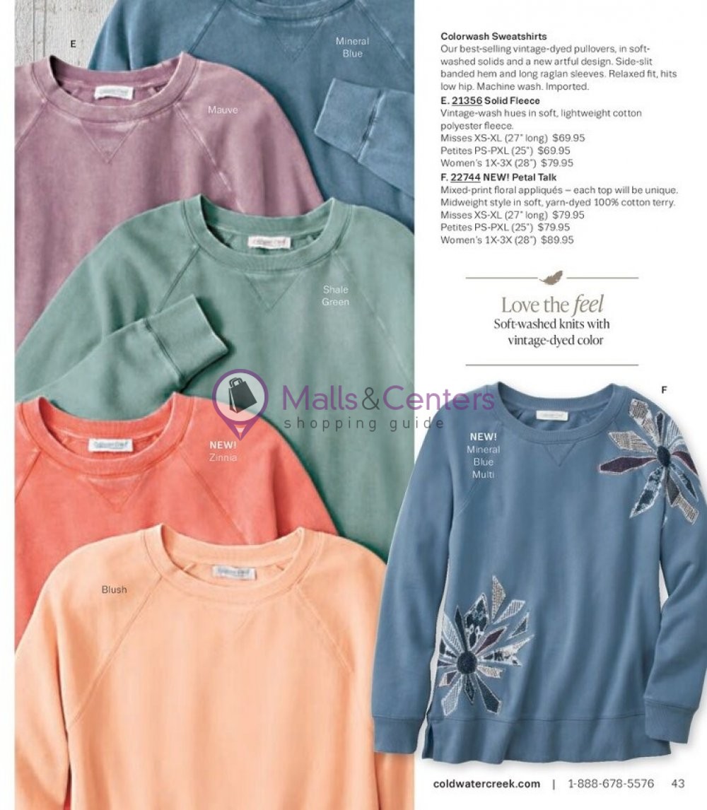 Weekly ad for Coldwater Creek valid: 05/01/2023 - 05/31/2023, page 43