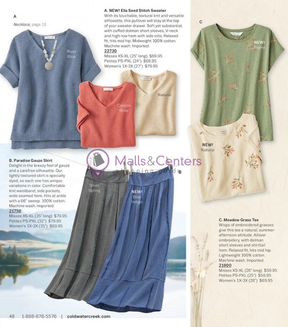 Weekly ad for Coldwater Creek valid: 05/01/2023 - 05/31/2023, page 48