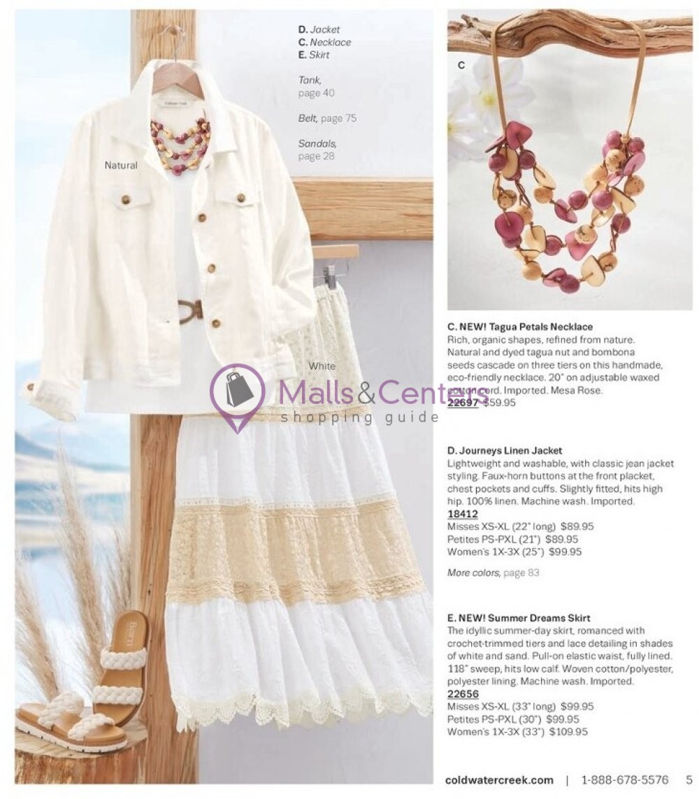 Weekly ad for Coldwater Creek valid: 05/01/2023 - 05/31/2023, page 5