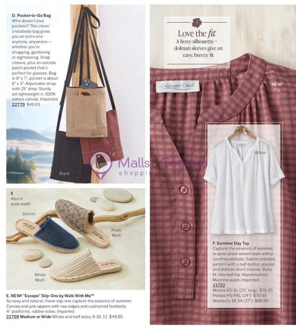 Weekly ad for Coldwater Creek valid: 05/01/2023 - 05/31/2023, page 57