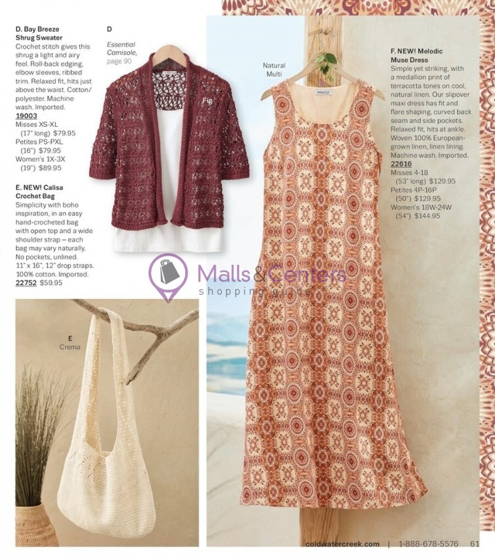 Weekly ad for Coldwater Creek valid: 05/01/2023 - 05/31/2023, page 61