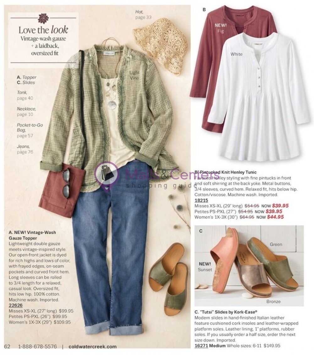 Weekly ad for Coldwater Creek valid: 05/01/2023 - 05/31/2023, page 62