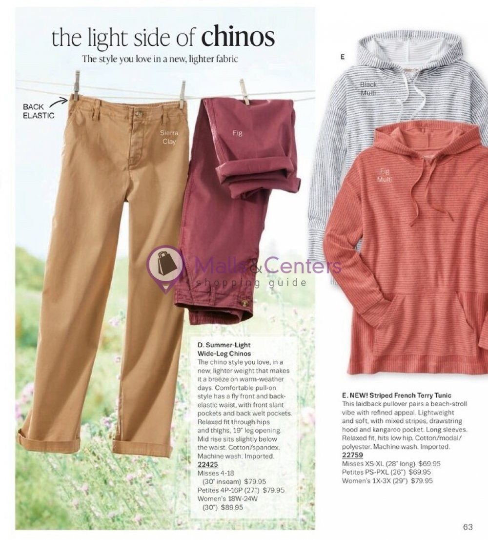 Weekly ad for Coldwater Creek valid: 05/01/2023 - 05/31/2023, page 63