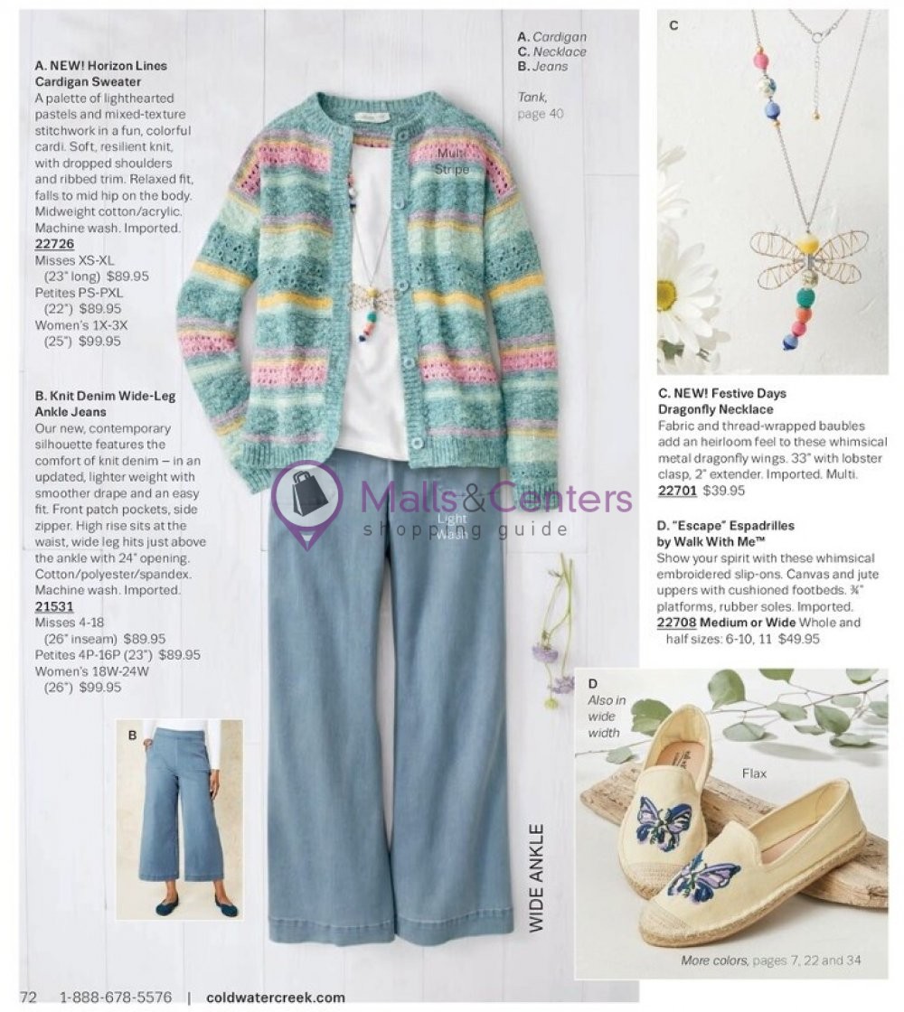 Weekly ad for Coldwater Creek valid: 05/01/2023 - 05/31/2023, page 72