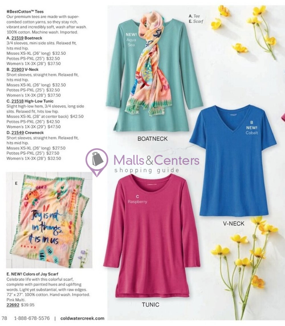 Weekly ad for Coldwater Creek valid: 05/01/2023 - 05/31/2023, page 78