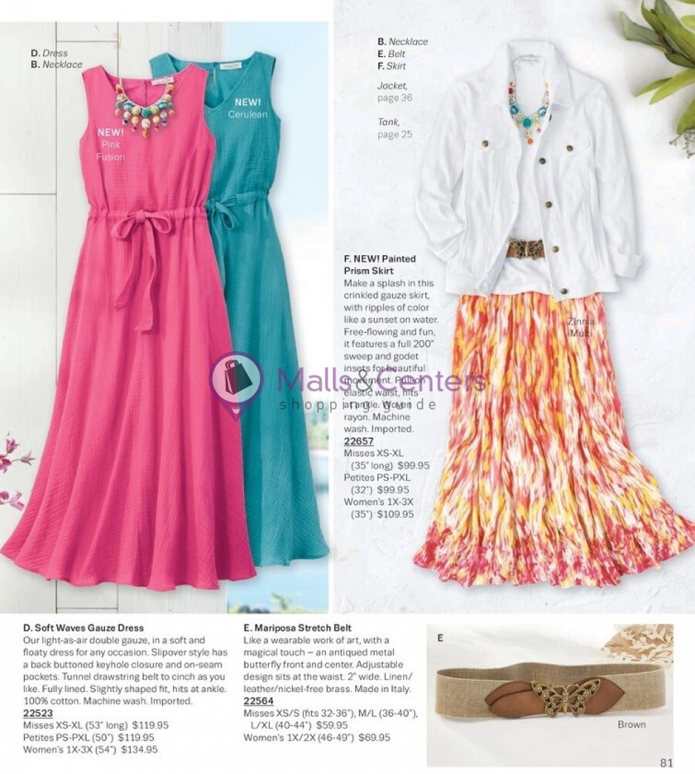 Weekly ad for Coldwater Creek valid: 05/01/2023 - 05/31/2023, page 81