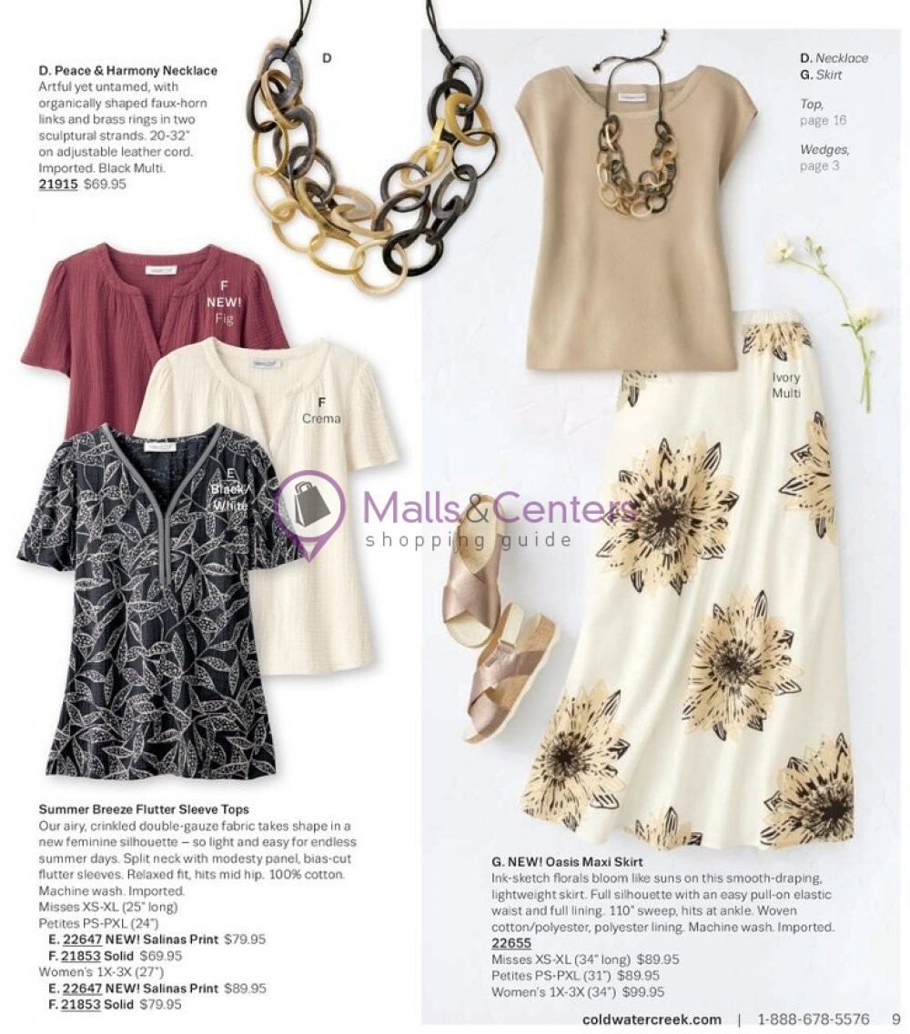 Weekly ad for Coldwater Creek valid: 05/01/2023 - 05/31/2023, page 9