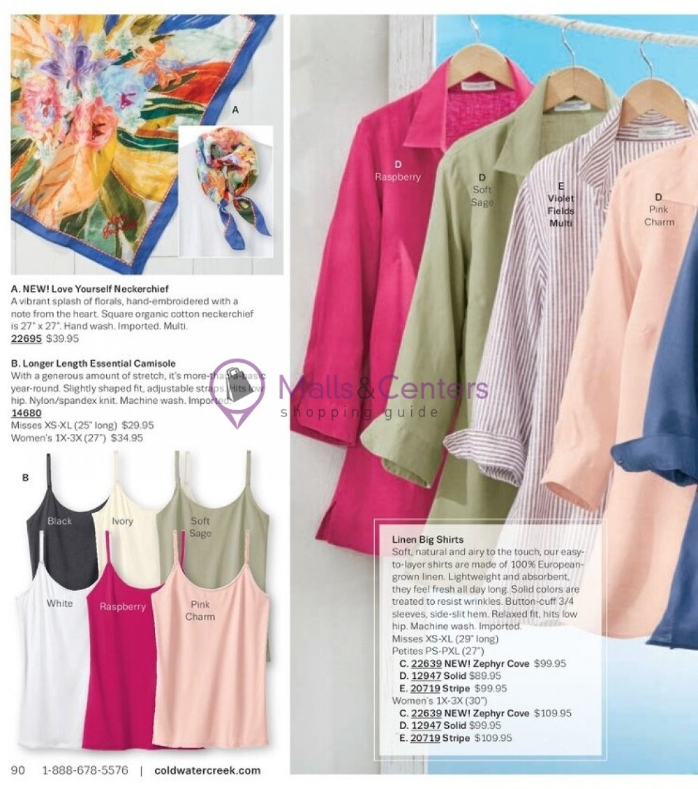 Weekly ad for Coldwater Creek valid: 05/01/2023 - 05/31/2023, page 90