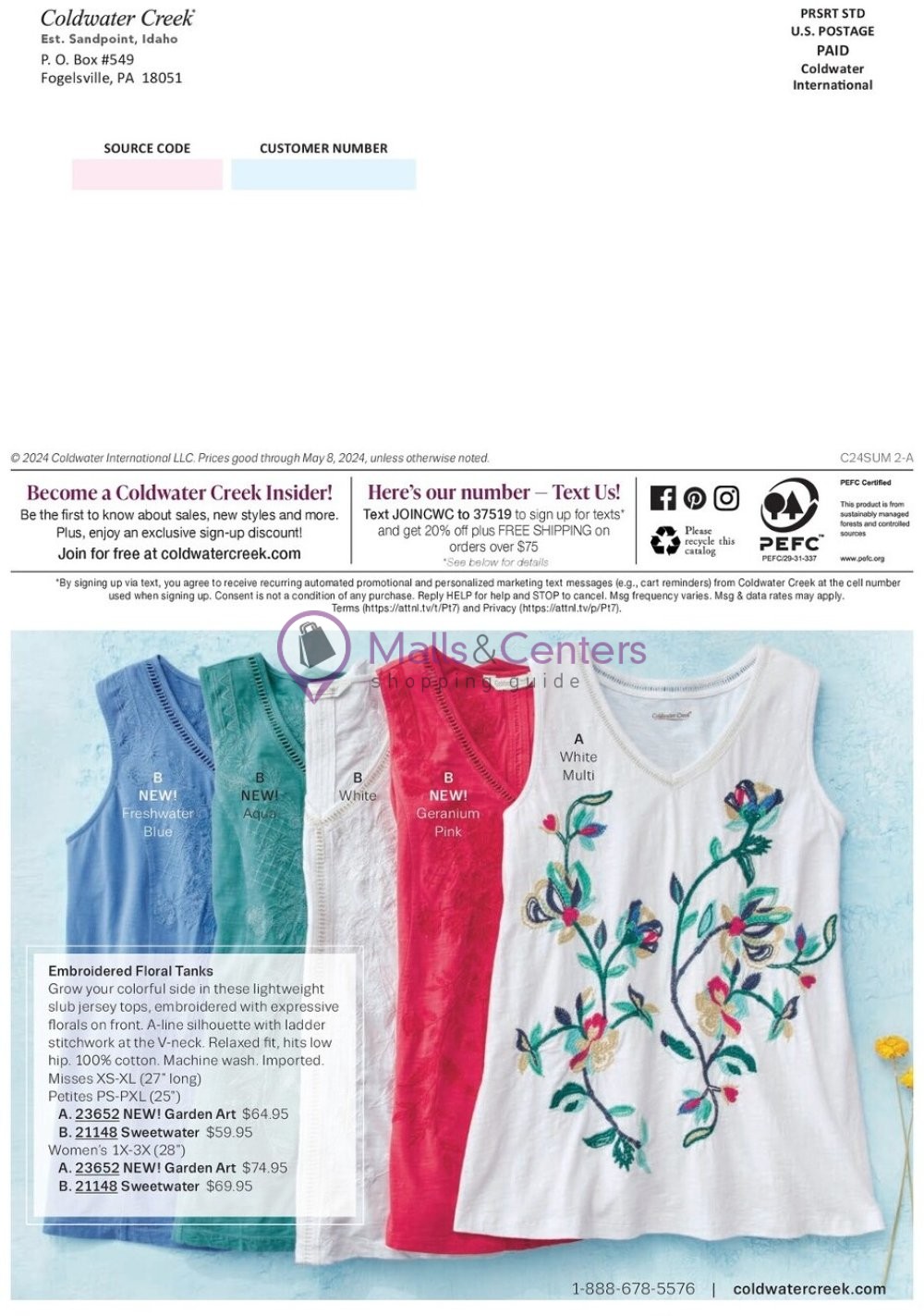 Weekly ad for Coldwater Creek valid: 05/01/2024 - 05/31/2024, page 106