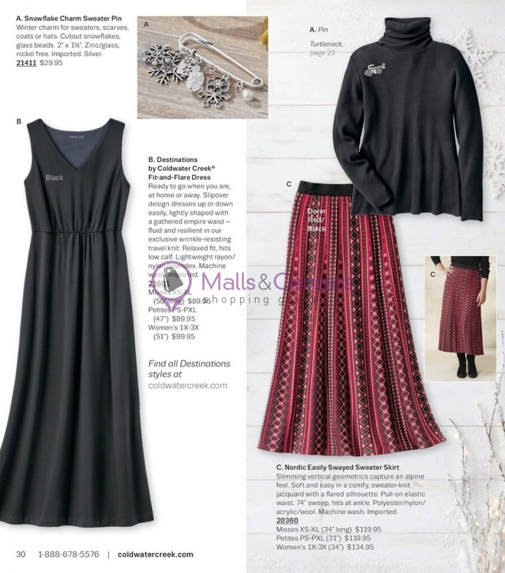 Coldwater Creek Weekly Ad sales & flyers specials MallsCenters