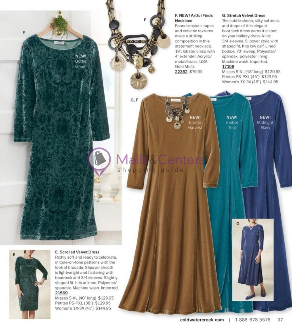 Coldwater Creek Weekly Ad sales & flyers specials MallsCenters