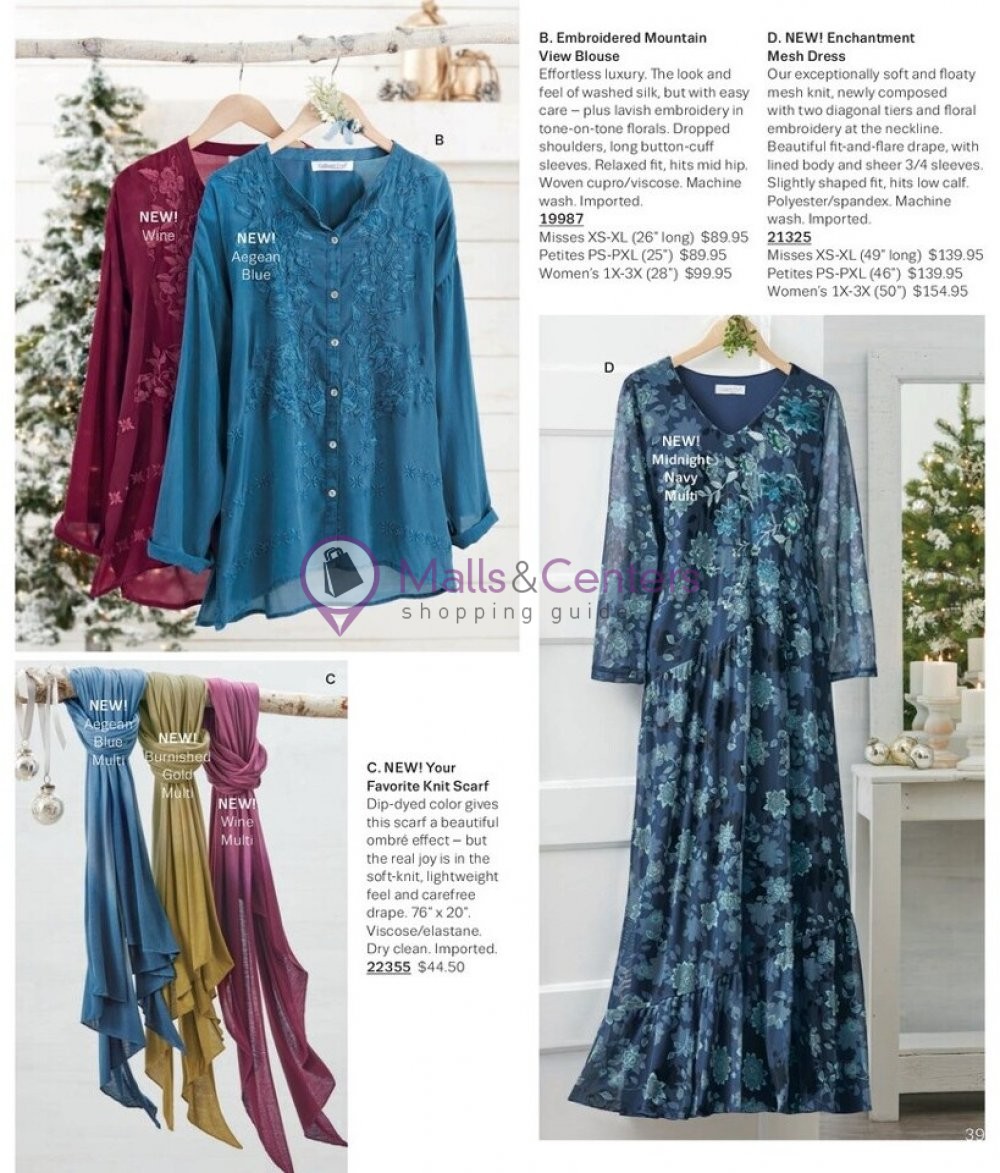 Coldwater Creek Weekly Ad sales & flyers specials MallsCenters