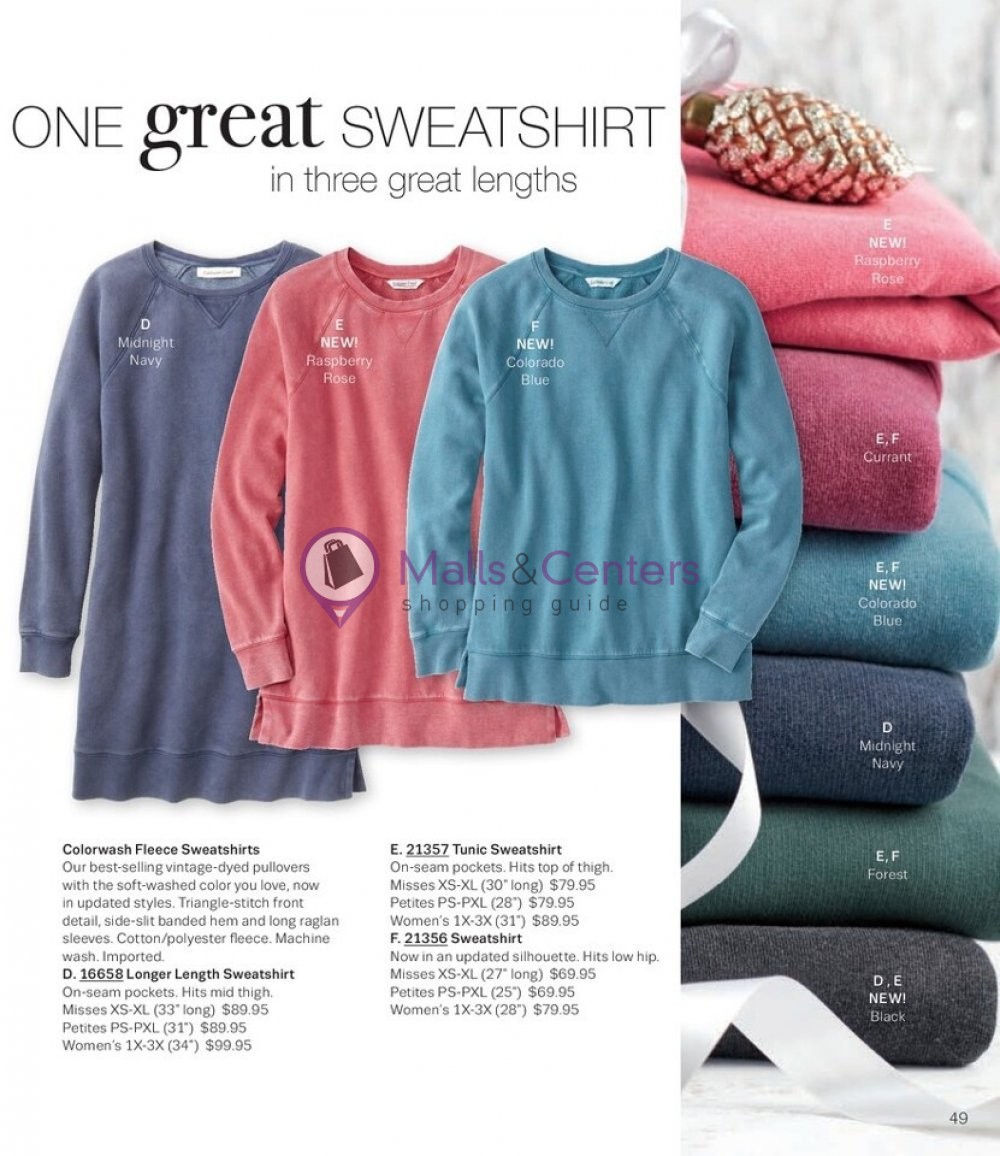 Coldwater Creek Weekly Ad sales & flyers specials MallsCenters