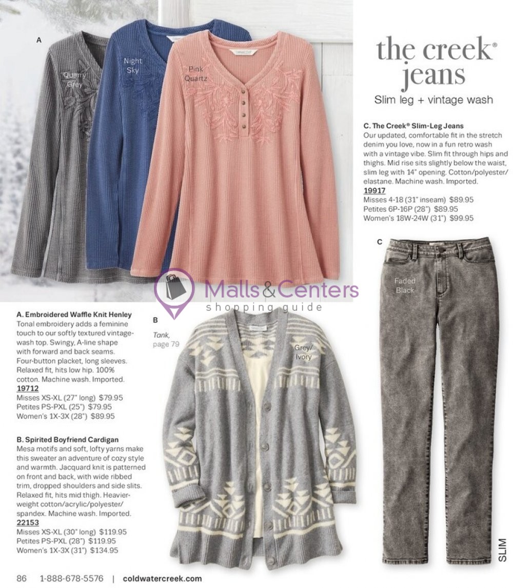 Coldwater Creek Weekly Ad sales & flyers specials MallsCenters