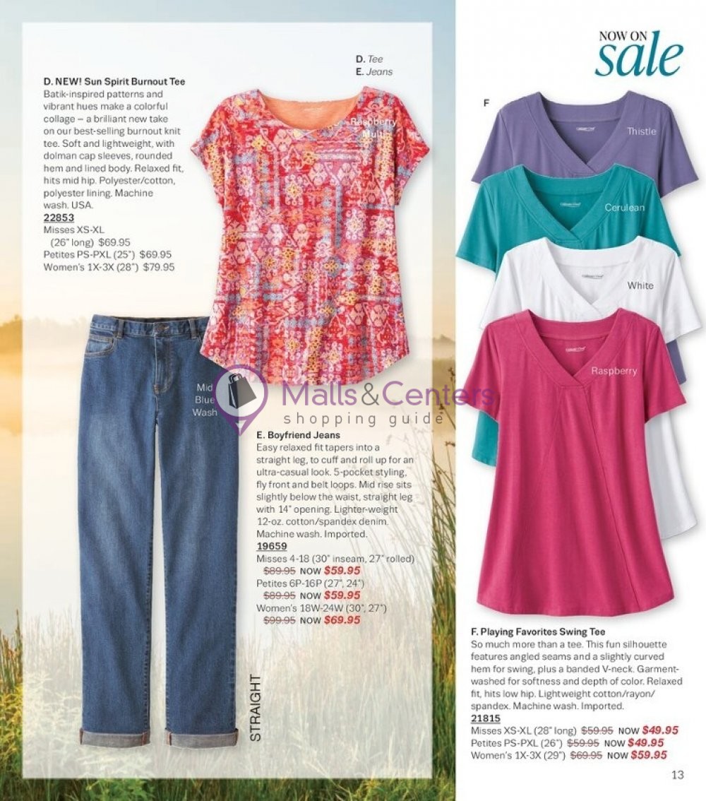 Weekly ad for Coldwater Creek valid: 06/01/2023 - 06/30/2023, page 13