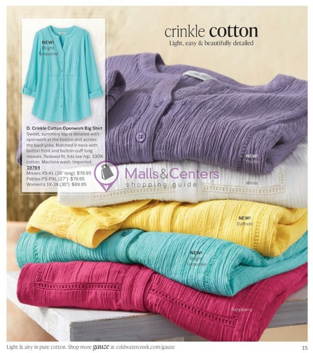 Weekly ad for Coldwater Creek valid: 06/01/2023 - 06/30/2023, page 15