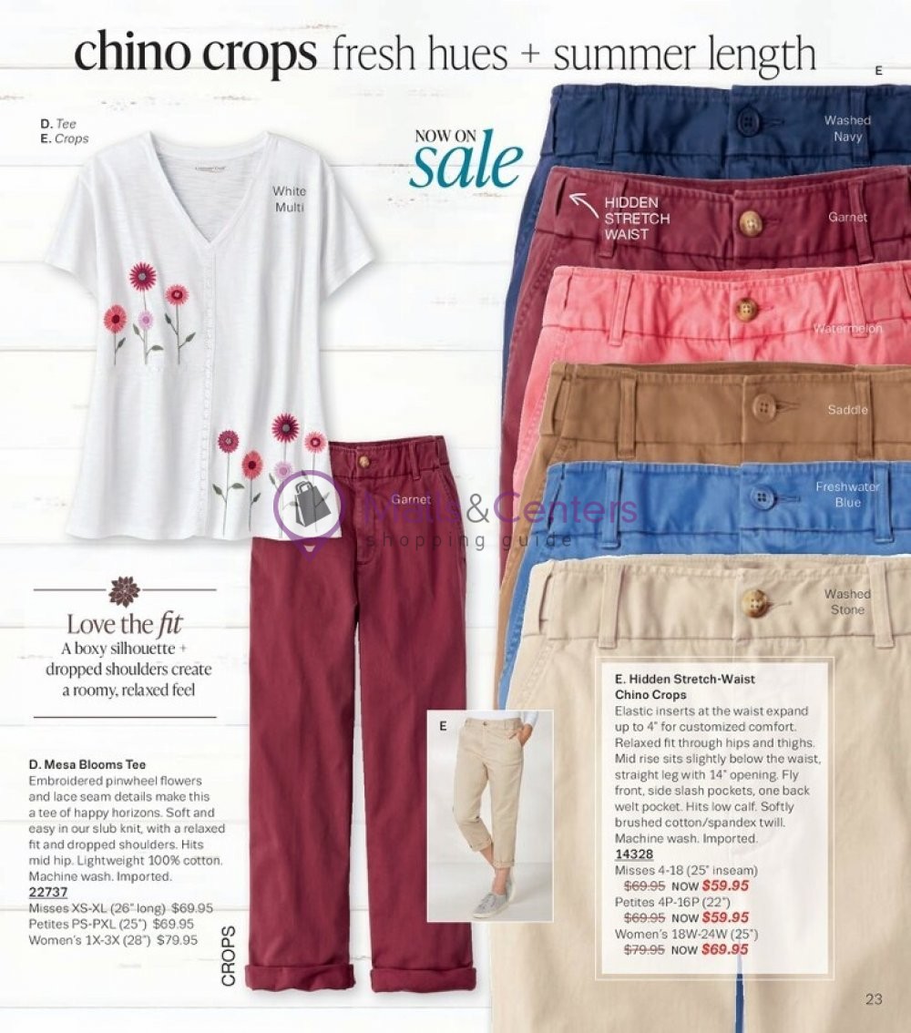 Weekly ad for Coldwater Creek valid: 06/01/2023 - 06/30/2023, page 22