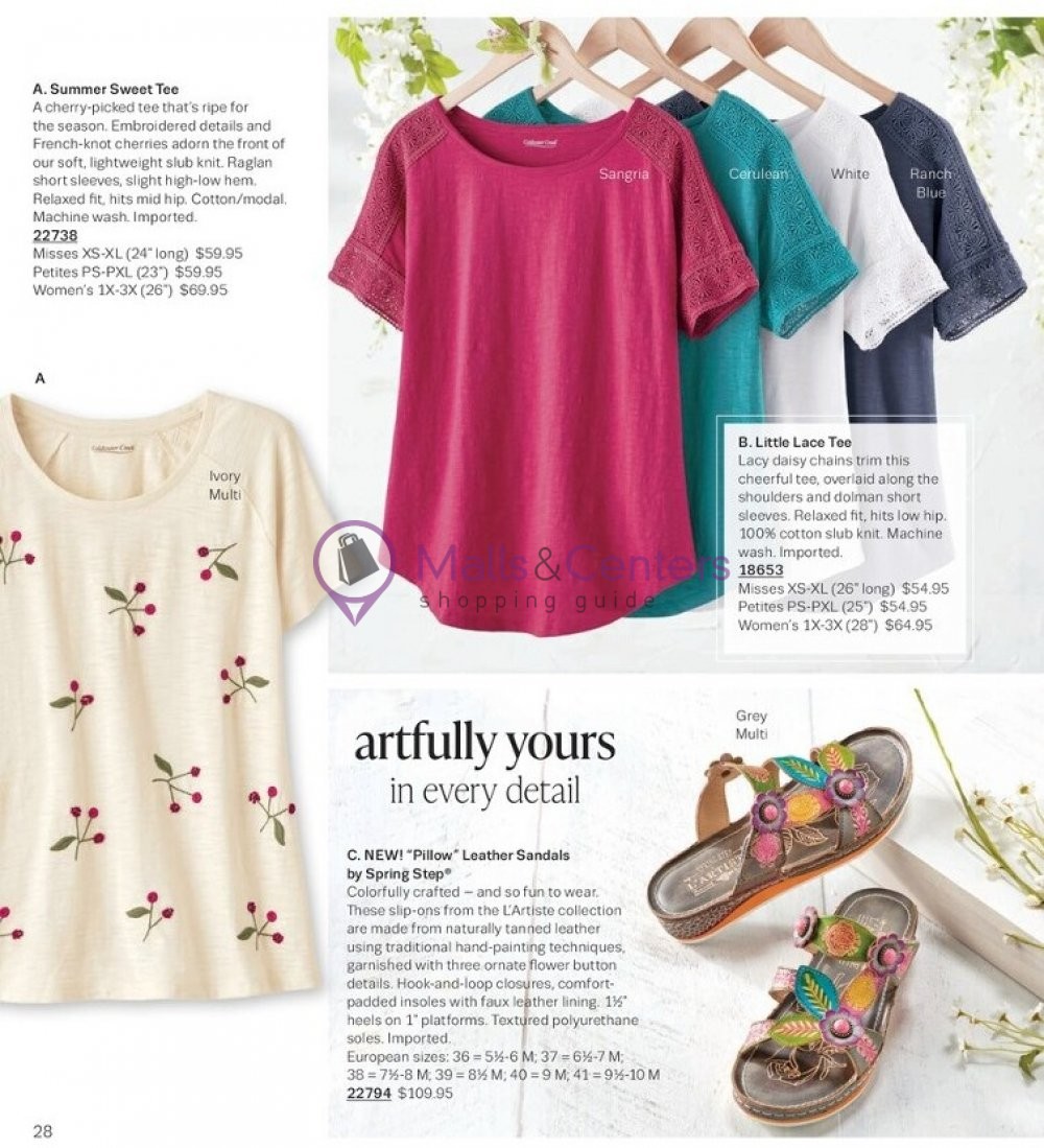 Weekly ad for Coldwater Creek valid: 06/01/2023 - 06/30/2023, page 27