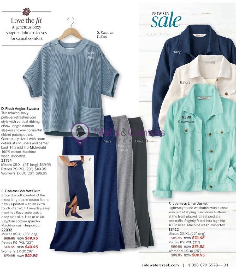 Weekly ad for Coldwater Creek valid: 06/01/2023 - 06/30/2023, page 30