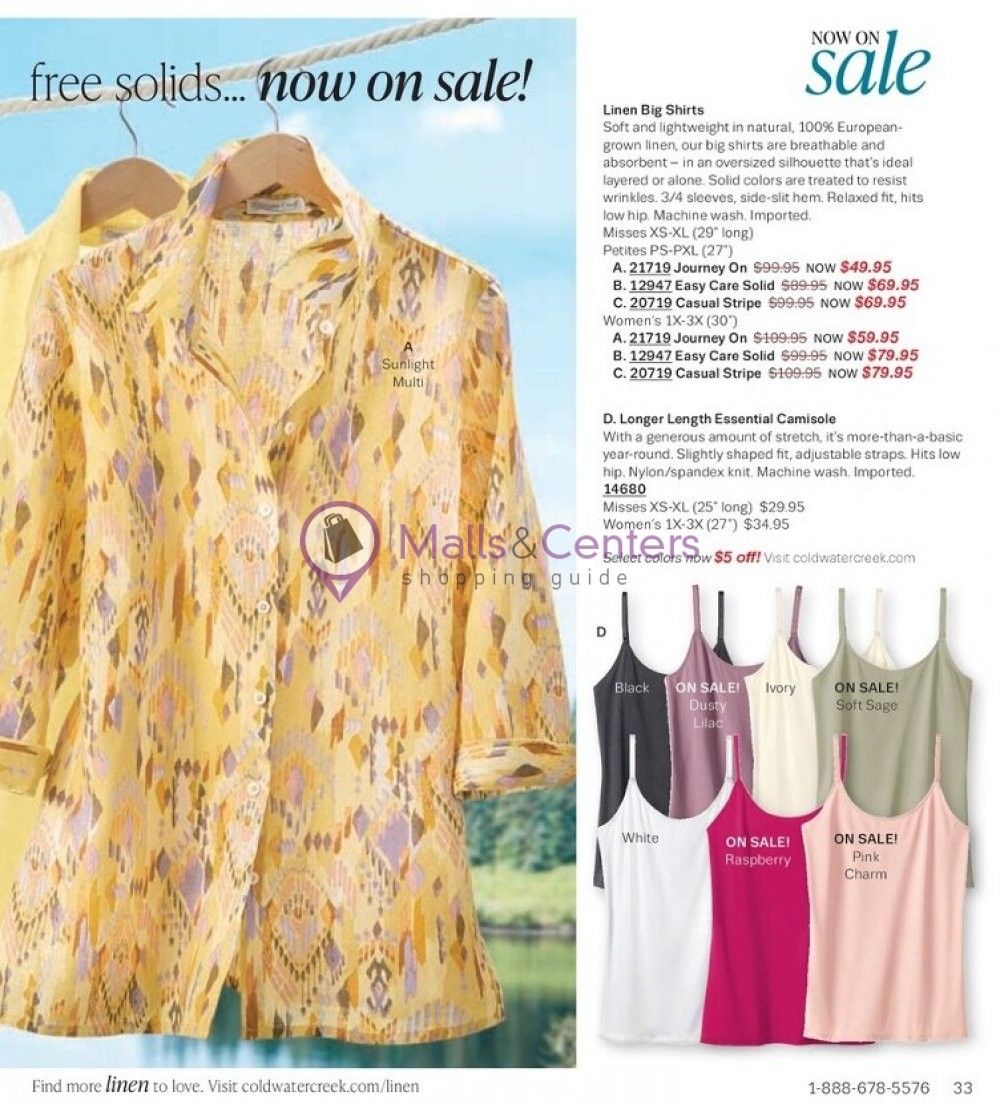 Weekly ad for Coldwater Creek valid: 06/01/2023 - 06/30/2023, page 32