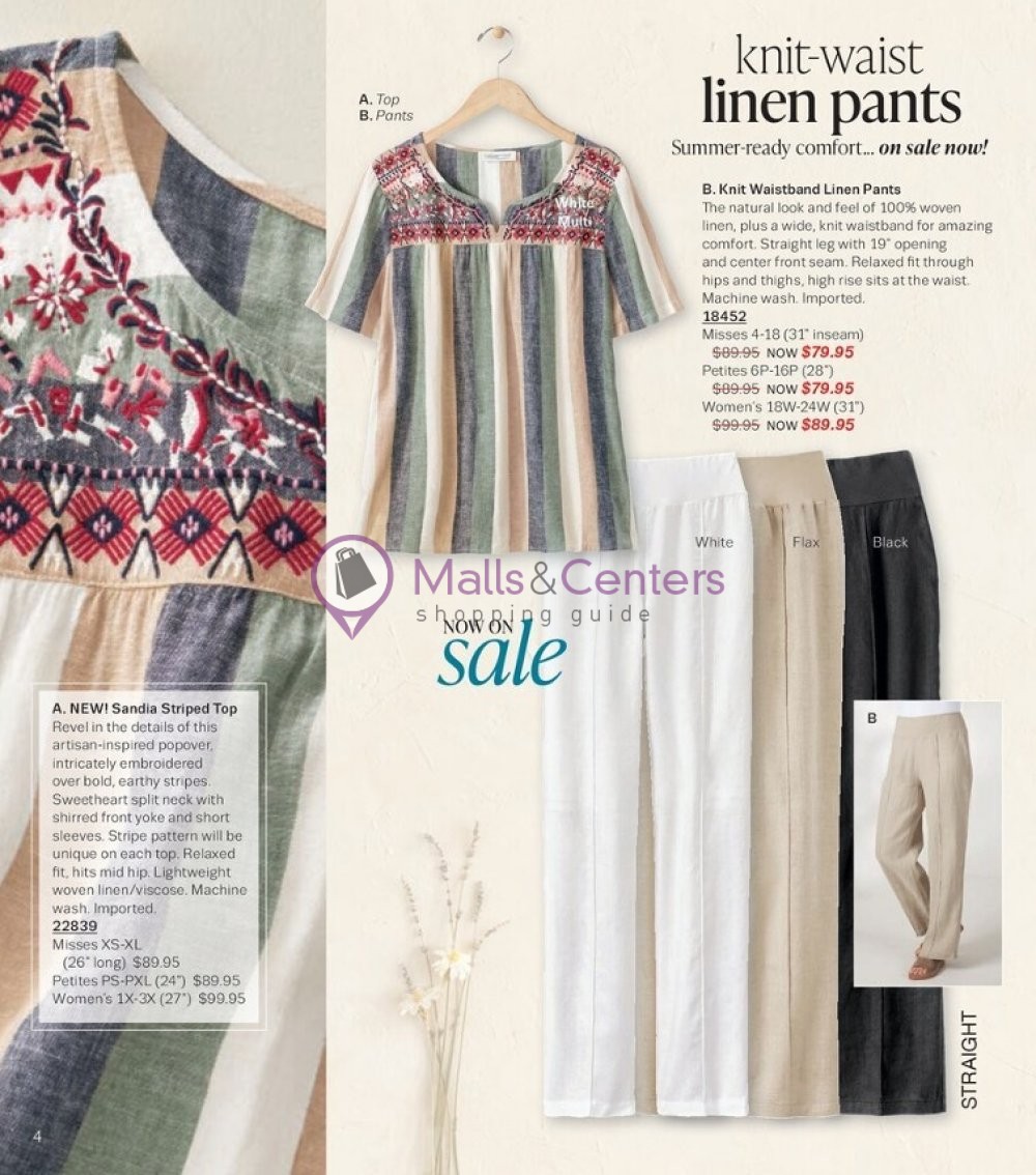 Weekly ad for Coldwater Creek valid: 06/01/2023 - 06/30/2023, page 4