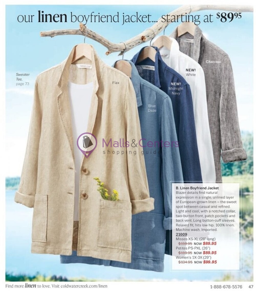 Weekly ad for Coldwater Creek valid: 06/01/2023 - 06/30/2023, page 46