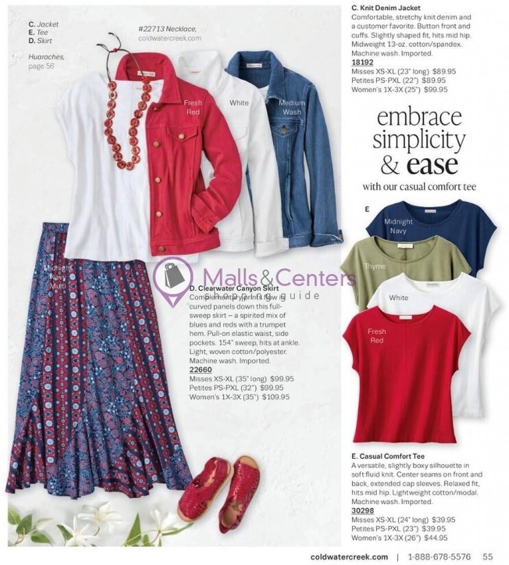 Coldwater Creek Weekly ad valid from 06/01/2023 to 06/30/2023