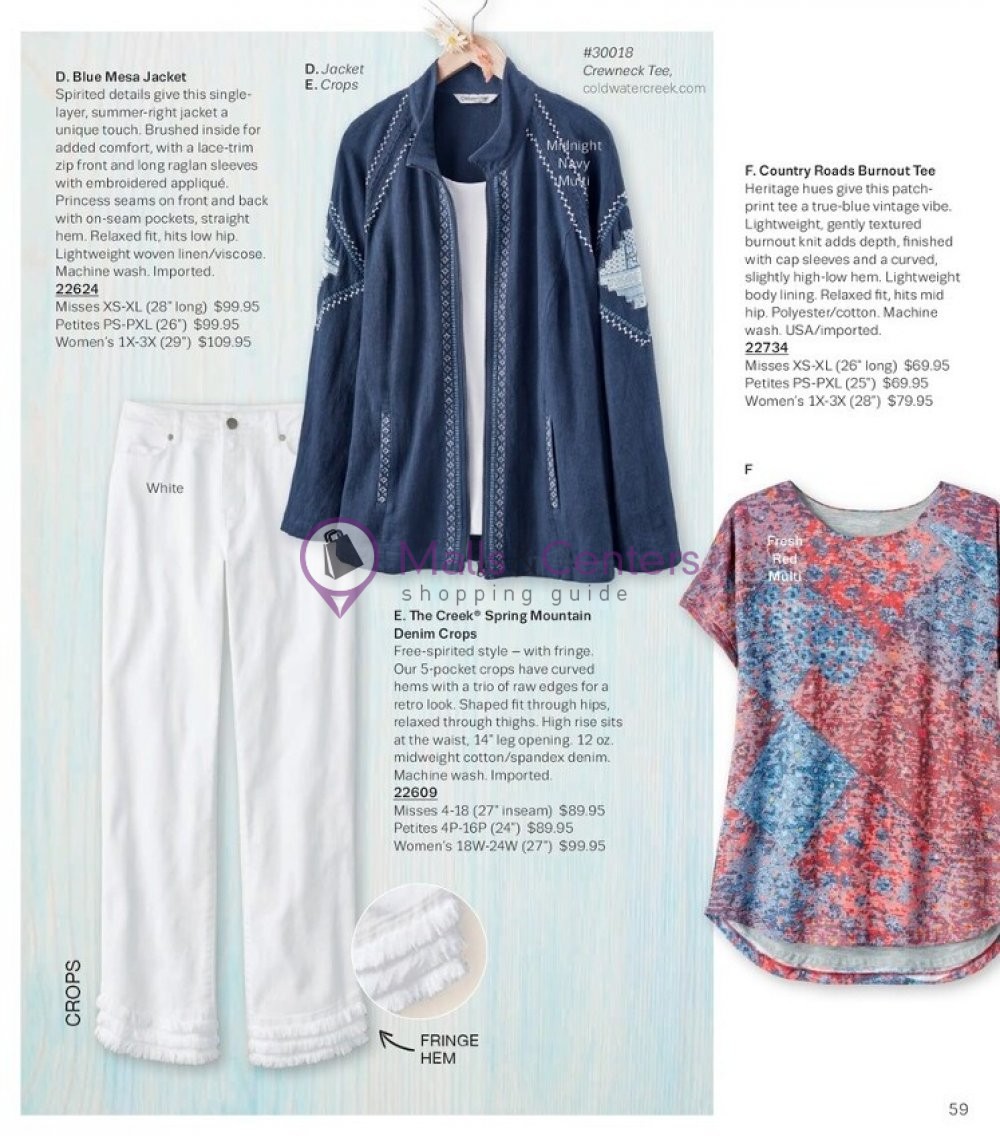 Weekly ad for Coldwater Creek valid: 06/01/2023 - 06/30/2023, page 58