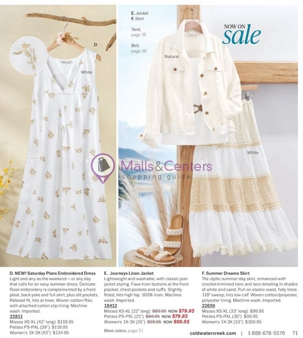 Weekly ad for Coldwater Creek valid: 06/01/2023 - 06/30/2023, page 70