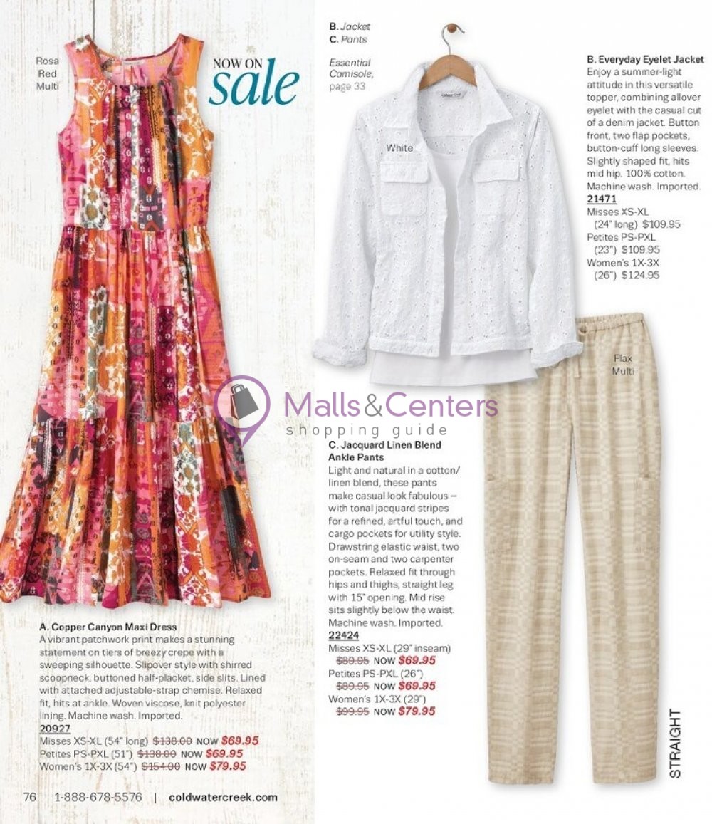 Weekly ad for Coldwater Creek valid: 06/01/2023 - 06/30/2023, page 75