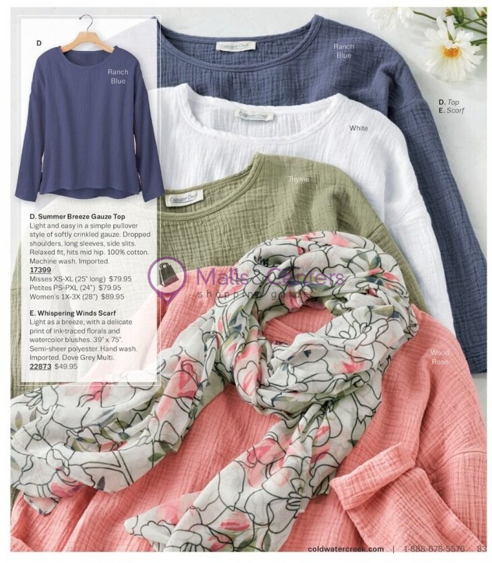 Weekly ad for Coldwater Creek valid: 06/01/2023 - 06/30/2023, page 82