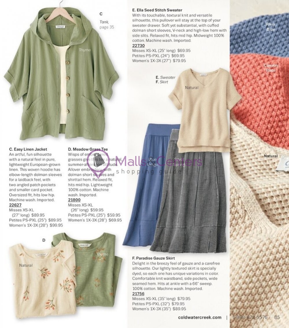 Weekly ad for Coldwater Creek valid: 06/01/2023 - 06/30/2023, page 84